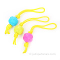 Multicolor bon marché durable TPR Pet Dog Rope Toys